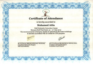 deformity planning course - UK